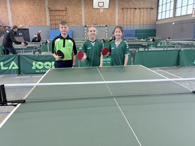 Gute Platzierungen beim Bezirksentscheid und Landesentscheid der Tischtennis-Mini-Meisterschaften